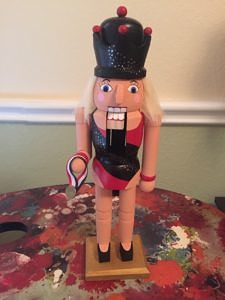 CLICK HERE TO PURCHASE from CustomNutcrackers.com. Get this unique Gymnast Nutcracker gift, or design and personalize your own christmas nutcracker in any hobby, sport, profession, and more at Custom Nutcrackers by Crys. Pinterest.com/CustomCrackers